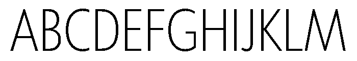 Tempo Condensed Semi Light Font UPPERCASE