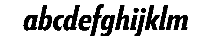 Tempo Extra Condensed Bold Italic FONT