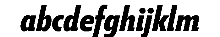 Tempo Extra Condensed Extra Bold Italic FONT
