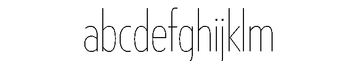 Tempo Extra Condensed Hairline FONT