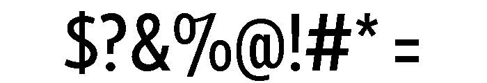 Tempo Extra Condensed Medium Font OTHER CHARS