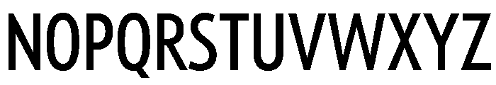 Tempo Extra Condensed Medium Font UPPERCASE