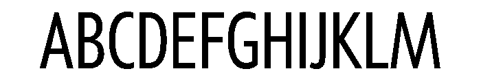 Tempo Extra Condensed Regular Font UPPERCASE