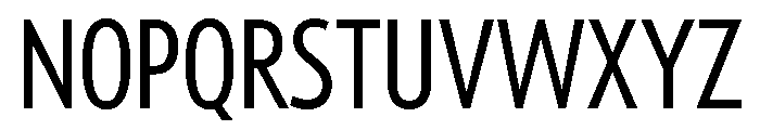 Tempo Extra Condensed Regular Font UPPERCASE