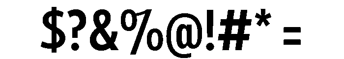 Tempo Extra Condensed Semi Bold Font OTHER CHARS