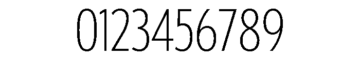 Tempo Extra Condensed Semi Light Font OTHER CHARS