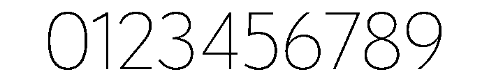 Tempo Extra Light Font OTHER CHARS