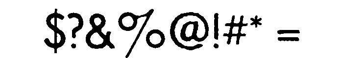 Tempo Grunge Regular Font OTHER CHARS