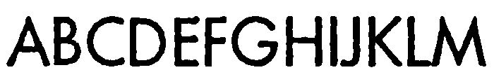 Tempo Grunge Regular Font UPPERCASE