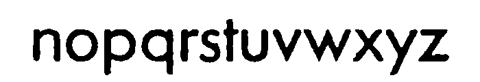 Tempo Grunge Regular Font LOWERCASE