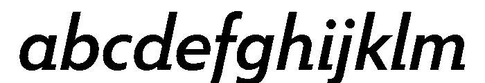 Tempo Medium Italic FONT