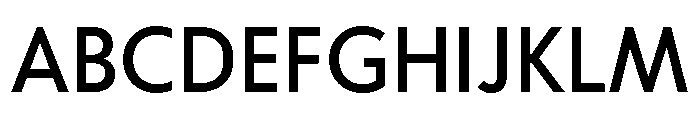 Tempo Medium Font UPPERCASE