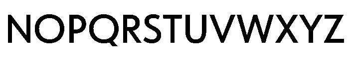 Tempo Medium Font UPPERCASE