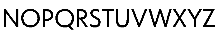 Tempo Regular Font UPPERCASE
