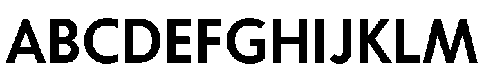 Tempo Semi Bold Font UPPERCASE