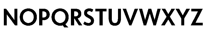 Tempo Semi Bold Font UPPERCASE