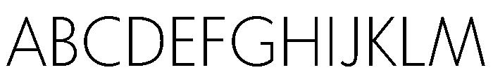 Tempo Semi Light Font UPPERCASE