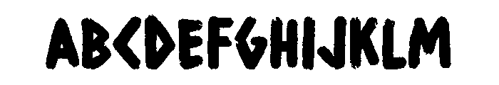 Tenacious Brush Regular Font UPPERCASE