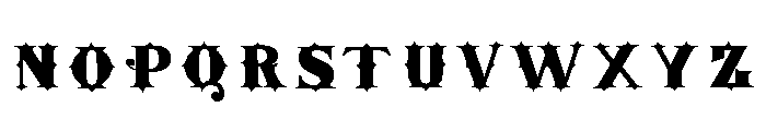 Tenderloin Regular Font UPPERCASE