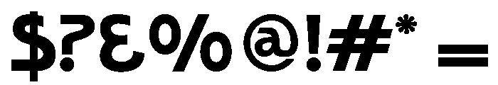 Text Gothic Bold Font OTHER CHARS