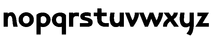 Text Gothic Bold Font LOWERCASE