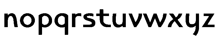 Text Gothic Regular Font LOWERCASE