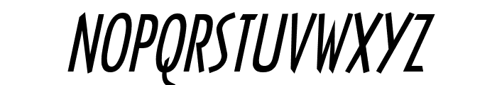 Tech Italic Font UPPERCASE