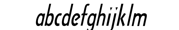 Tech Italic Font LOWERCASE