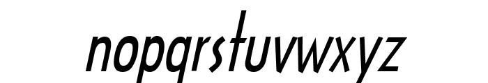 Tech Italic Font LOWERCASE