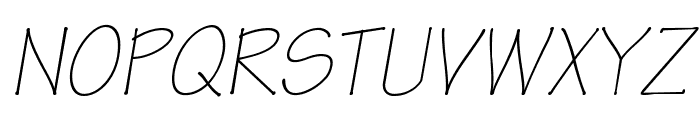 TektonPro-LightObl Font UPPERCASE