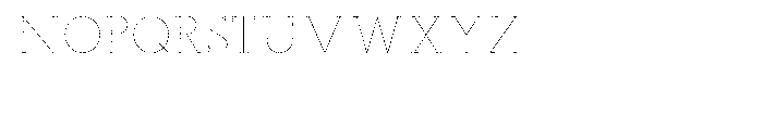 Teletex Ultra Light Font UPPERCASE