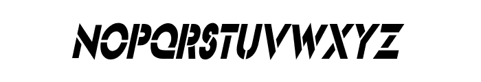 Templett Condensed Italic Font LOWERCASE