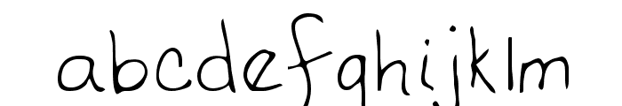 Terfont Regular Font LOWERCASE