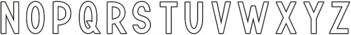 TF Continental Outline ttf (400) Font UPPERCASE