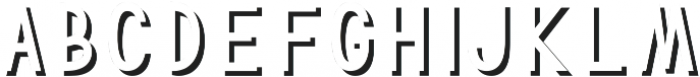 TF Continental Shadow ttf (400) Font LOWERCASE