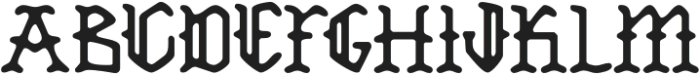 TFCaredog-Regular otf (400) Font UPPERCASE