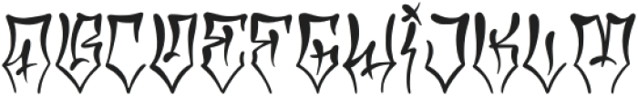 TFTeenageRiot-Regular otf (400) Font UPPERCASE