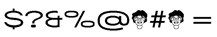 TF Ponetone Expanded Font OTHER CHARS