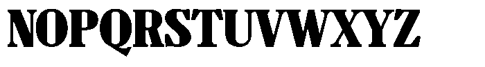 TF Mighu Slab Variable TF Mighu Black Font UPPERCASE