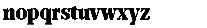 TF Mighu Slab Variable TF Mighu Black Font LOWERCASE