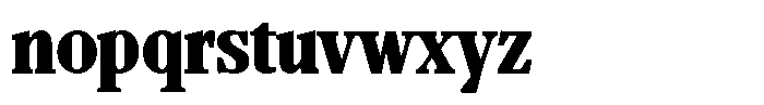 TF Mighu Slab Variable TF Mighu Extra Bold Font LOWERCASE