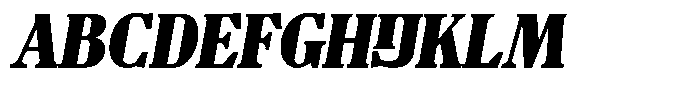 TF Mighu Slab Variable TF Mighu Italic Black Font UPPERCASE