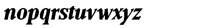 TF Mighu Slab Variable TF Mighu Italic Bold Font LOWERCASE