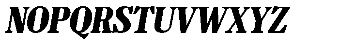 TF Mighu Slab Variable TF Mighu Italic Extra Bold Font UPPERCASE