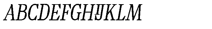 TF Mighu Slab Variable TF Mighu Italic Extra Light Font UPPERCASE