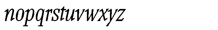 TF Mighu Slab Variable TF Mighu Italic Extra Light Font LOWERCASE