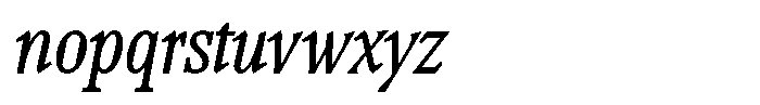 TF Mighu Slab Variable TF Mighu Italic Light Font LOWERCASE