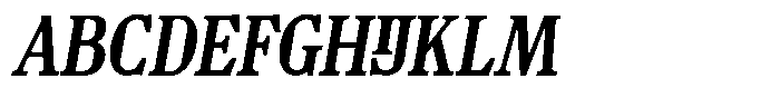 TF Mighu Slab Variable TF Mighu Italic Medium Font UPPERCASE