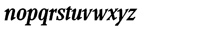 TF Mighu Slab Variable TF Mighu Italic Medium Font LOWERCASE