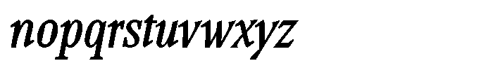TF Mighu Slab Variable TF Mighu Italic Regular Font LOWERCASE